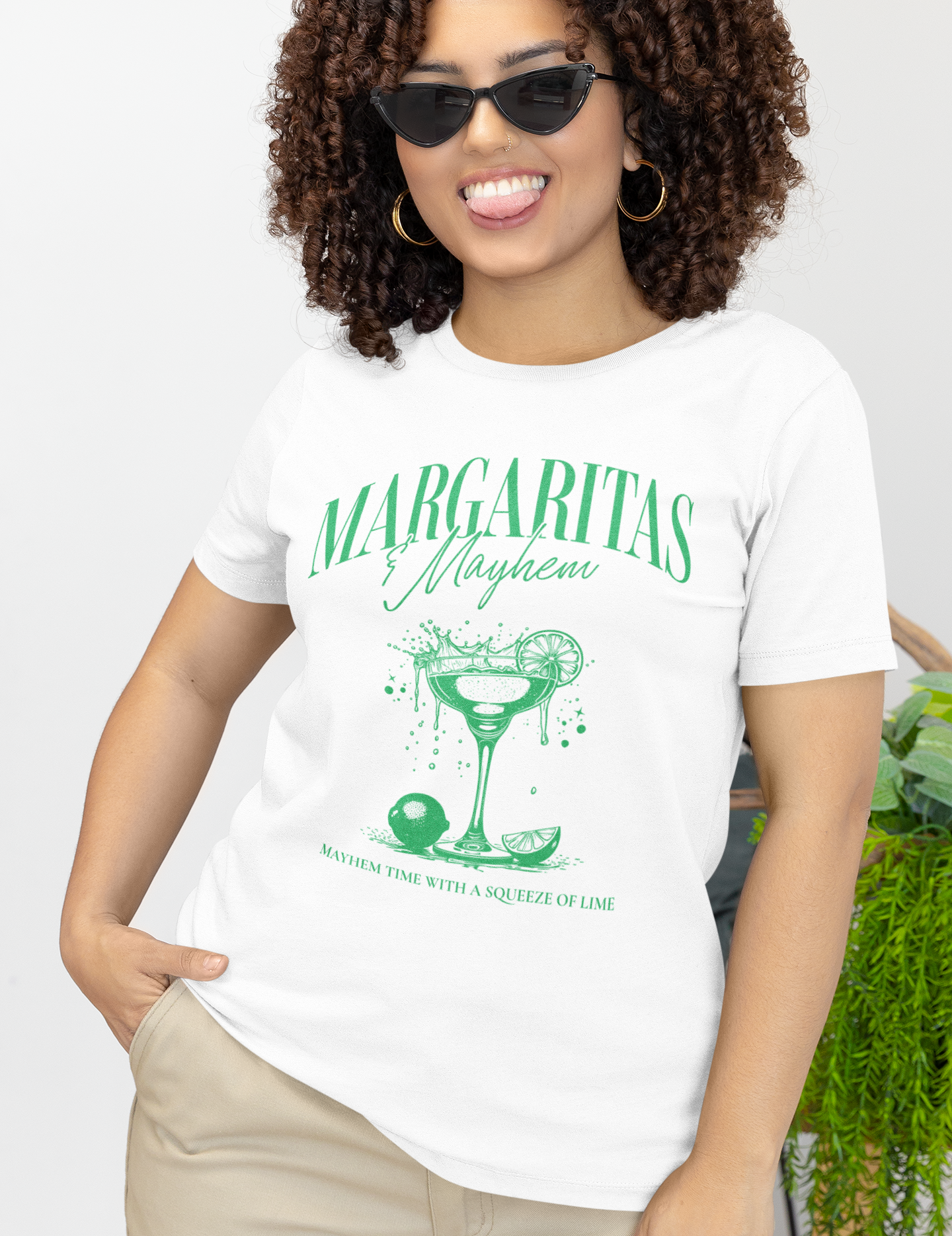 Margaritas & Mayhem | Premium Unisex Crewneck T-shirt I FREE Shipping